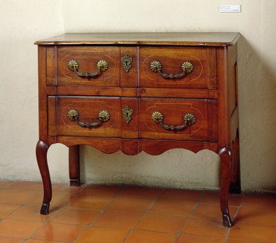 Aix school commode with two drawers by French School