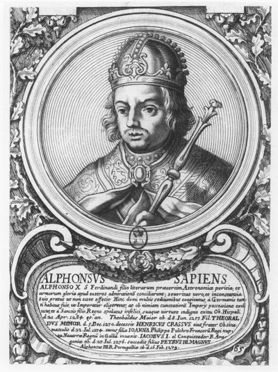Alfonso X, the Wise by French School