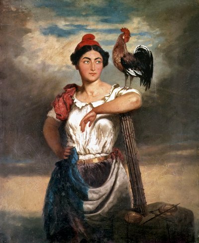 Allegory of the Republic in 1848 by French School