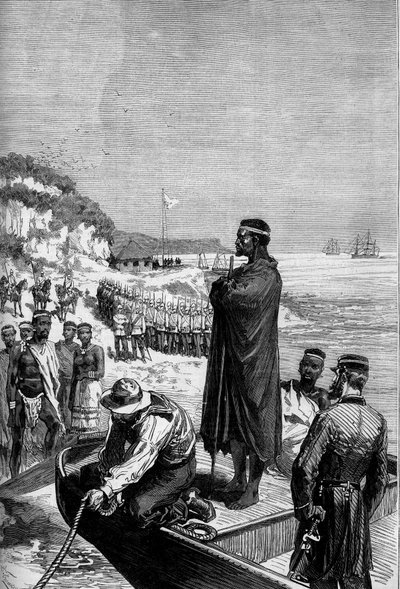 Anglo-Zulu War in South Africa by French School