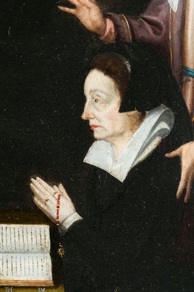 Anne Aubery (detail) by French School