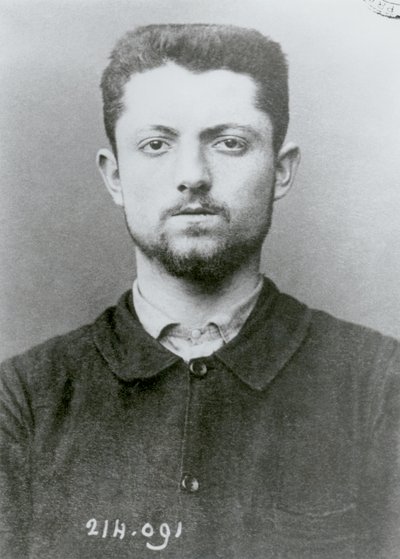 Anthropometric portrait of Emile Henry by French School