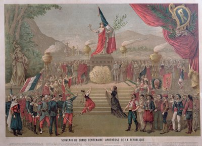 Apotheosis of the Republic by French School