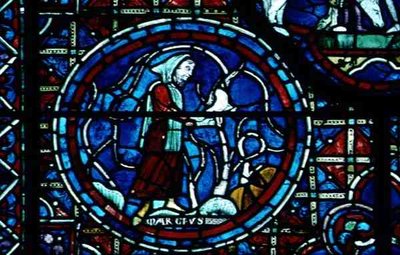 Aries, from the Zodiac Window by French School