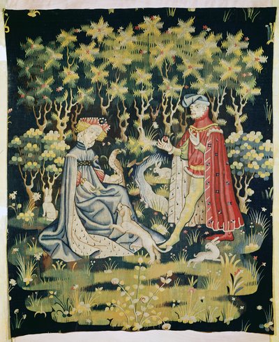 Arras Tapestry, Offering of the Heart by French School