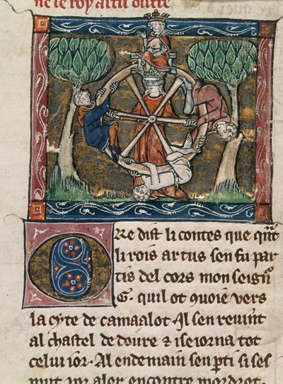 Arthur on Wheel of Fortune by French School