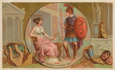 Aspasia and Pericles by French School