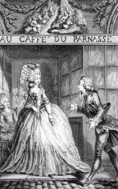 At the Café du Parnassus by French School