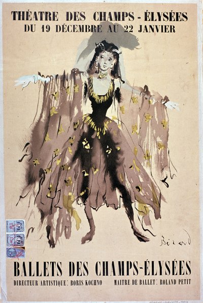 Ballet des Champs Elysées - poster by French School