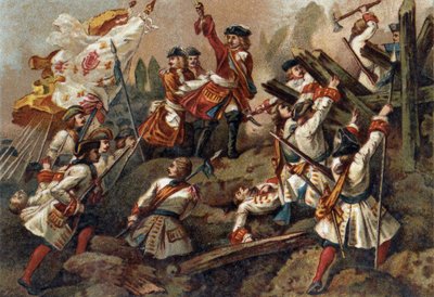 Battle of Denain (July 24) by French School