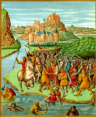 Battle of Jonathan Against Baccide by French School