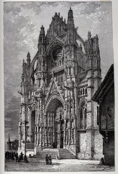 Beauvais Cathedral by French School