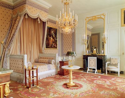 Bedroom in the Grand Trianon by French School