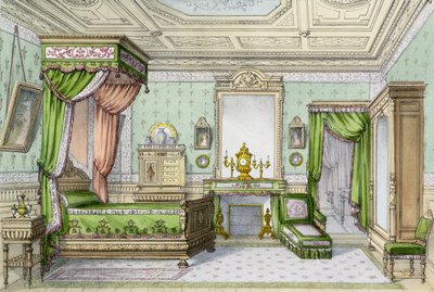 Bedroom in the Renaissance Style by French School
