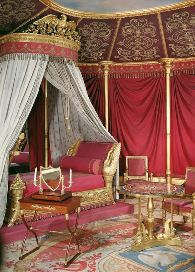 Bedroom of Empress Josephine by French School