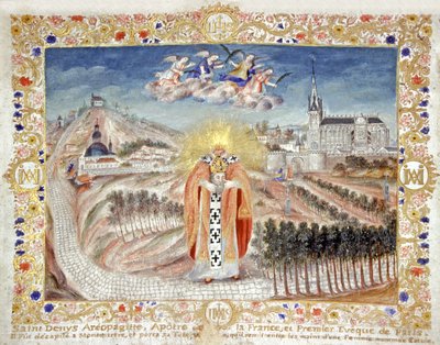 Beheaded Saint Denis walks to Saint Denis by French School
