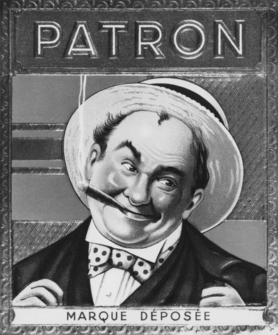 Boss cigar box label, early 20th century by French School