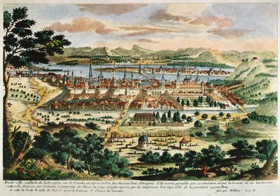 Budapest during the Turkish occupation by French School