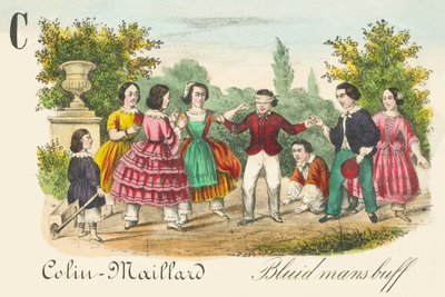 C: Colin-Maillard - Bluid mans by French School