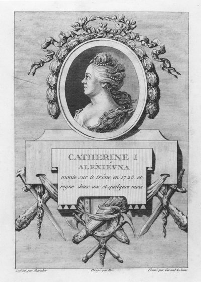Catherine I of Russia (engraving) by French School