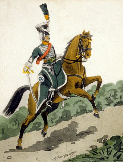 Cavalryman of the 1st Empire by French School