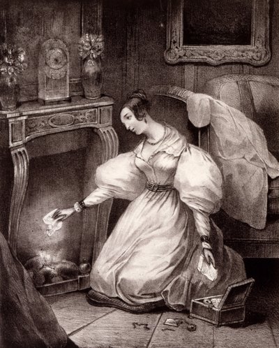 Chagrin of Love, early 19th century by French School