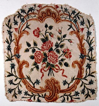 Chair back by French School