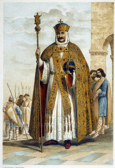 Charlemagne (742 - 814) by French School