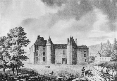 Chateau de Montaigne, Dordogne by French School