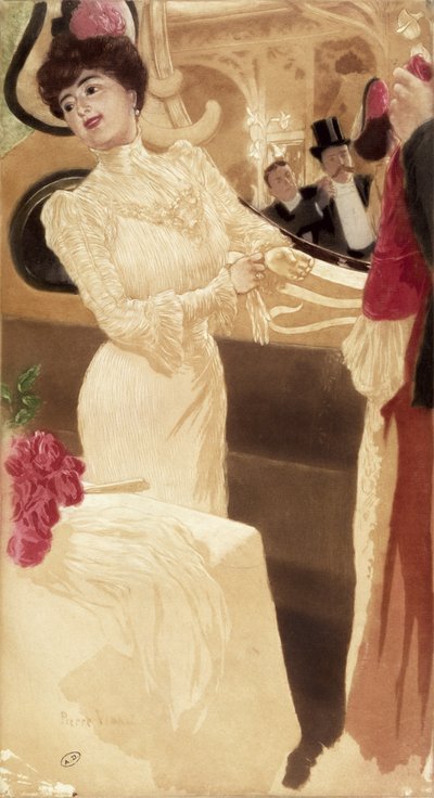 Chez Maxims, c.1900 by French School