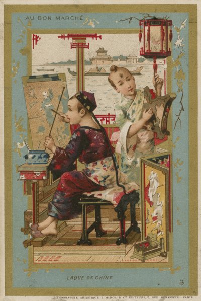 Chinese Lacquer by French School