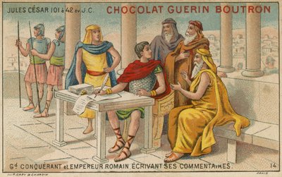 Chocolat Guerin Boutron trade card by French School