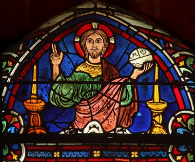 Christ Blessing by French School
