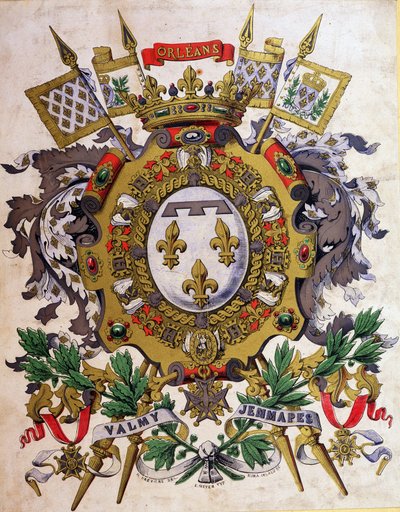 Coat of Arms of Louis Philippe I by French School