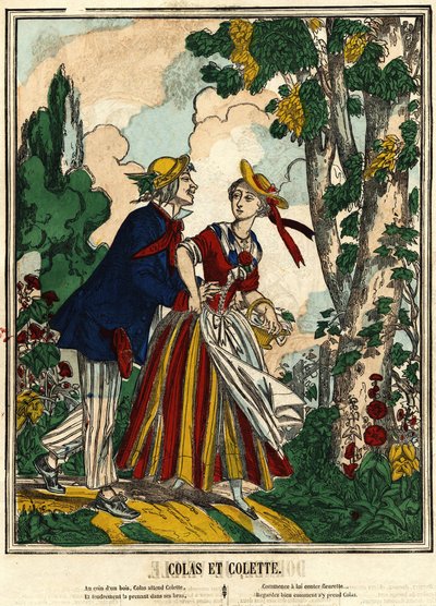 Colas and Colette by French School