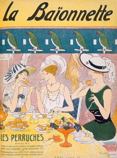 Cover Illustration from La Baionnette Magazine by French School