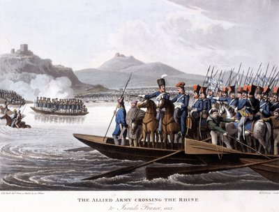 Crossing the Rhine by French School