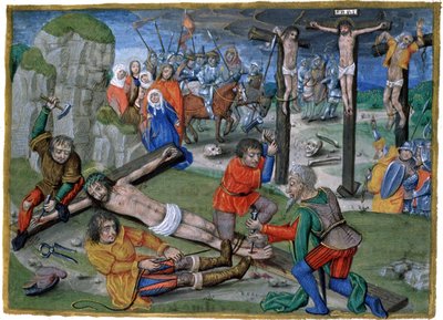 Crucifixion of Jesus by French School