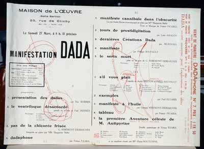 Dada Manifestation, c.1921 by French School
