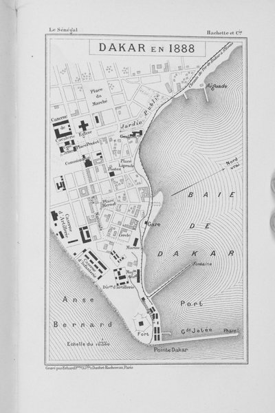 Dakar in 1888 by French School