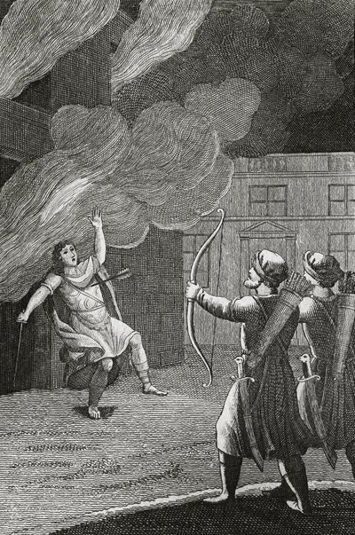 Death of Alcibiades by French School