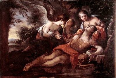 Death of Mary Magdalene by French School