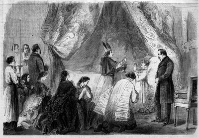 Death of Prince Jerome Bonaparte by French School
