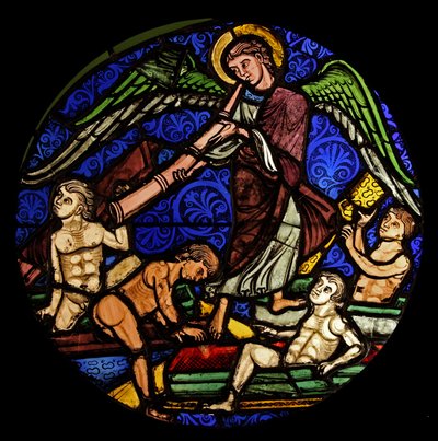Souls Rising at Last Judgement by French School