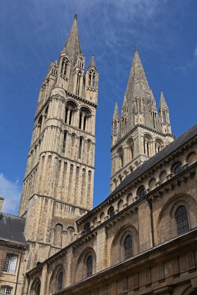 View of the western towers by French School