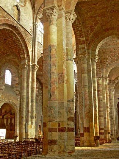 Depicting an internal view by French School