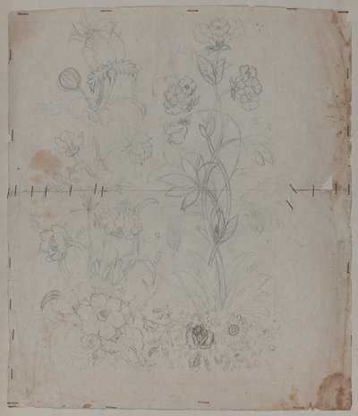 Design Drawing by French School