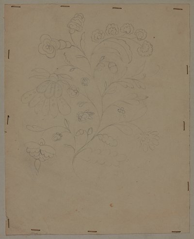 Design Drawing, late 18th century by French School