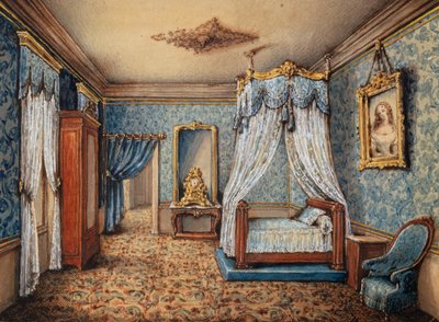 Design of Bedroom by French School