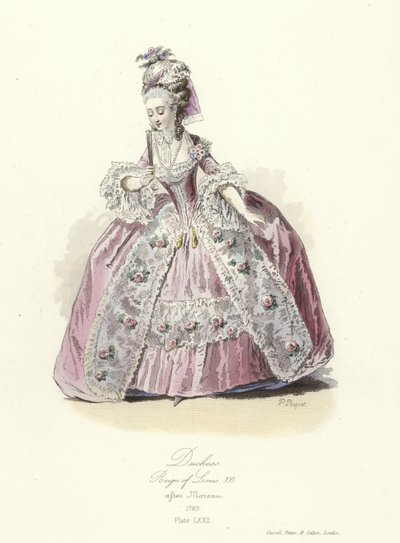 Duchess, Reign of Louis XVI of France by French School